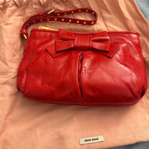 Miu Miu Red leather Clutch - Picture 3 of 3